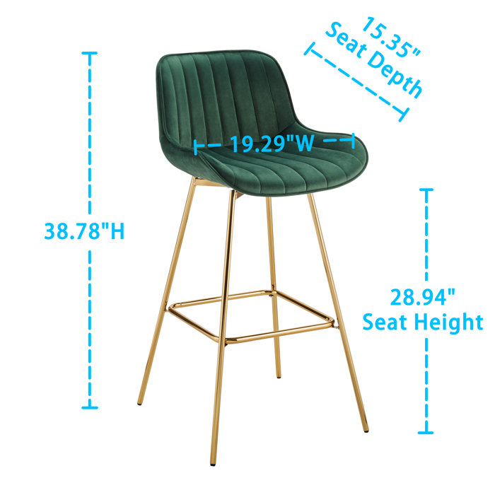 Everly Quinn Neuhaus Swivel 28.94'' Bar Stool & Reviews Wayfair